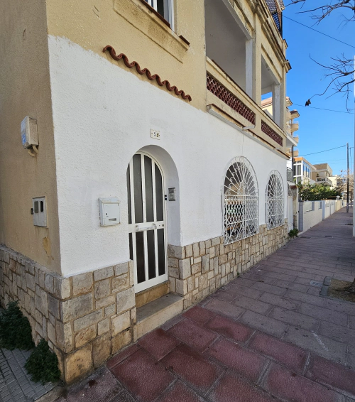 The house from the outside I stayed in Gandia.